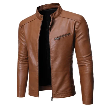 Standing Collar Casual Jackets - Image 5