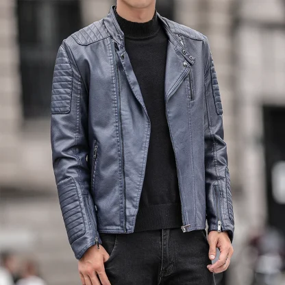 Zippered Front Men's Jackets - Image 6