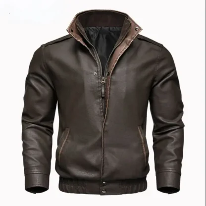 Men's Vintage Style Zippered Jacket
