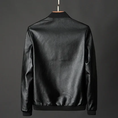 Casual Zippered Bomber Jackets - Image 4