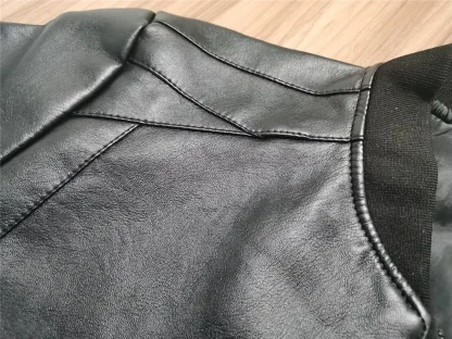 Casual Zippered Bomber Jackets - Image 6