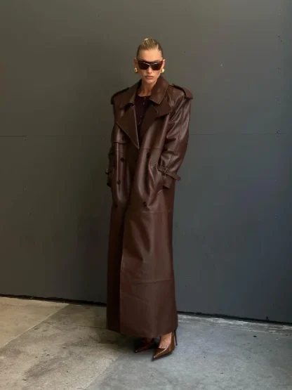 Elegant Belted Waist Jacket - Image 2