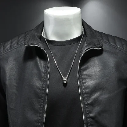 Zippered Solid Color Jackets - Image 4
