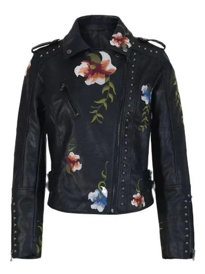 Stylish Embroidered Floral Jacket