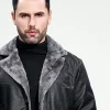 Buttoned Front Fleece Jacket - Image 4