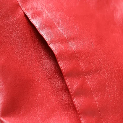 Turn down Collar Zippered Jackets - Image 3