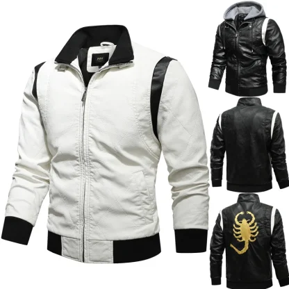 Moto Racer Zippered Jackets - Image 5