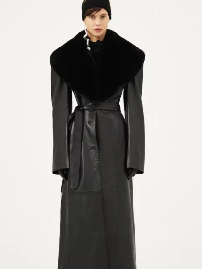 Cozy Black Long Jacket - Image 4