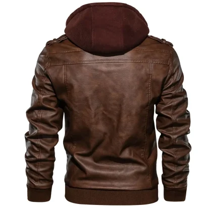 Hooded Zippered Retro Jackets - Image 4