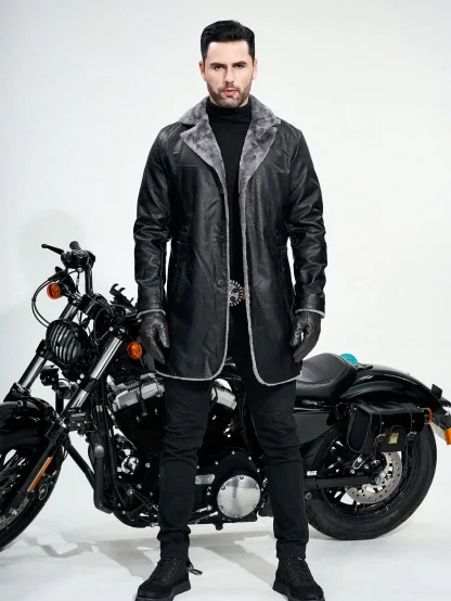 Buttoned Front Fleece Jacket