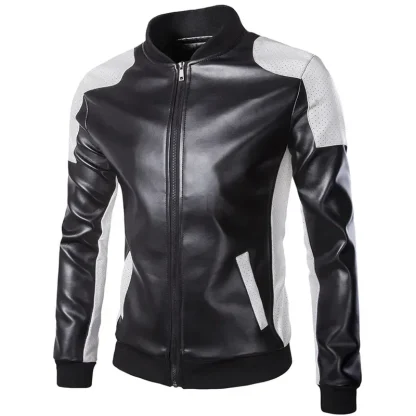Two Tone Zippered Jacket