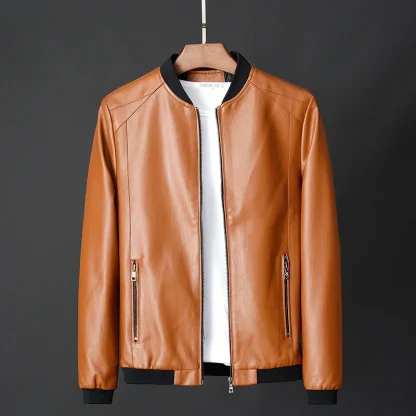 Casual Zippered Bomber Jackets - Image 2