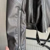 Classic Brown Asymmetrical Jacket - Image 2
