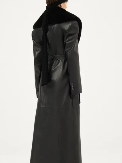 Cozy Black Long Jacket - Image 3