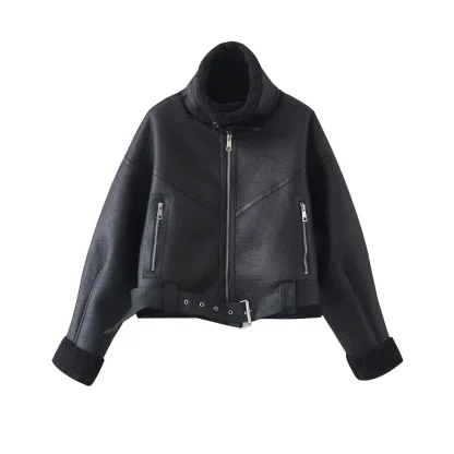 Chic Belted Warm Jackets - Image 5