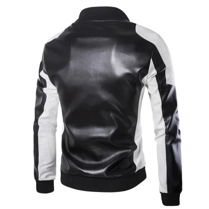 Two Tone Zippered Jacket - Image 2