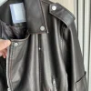 Classic Brown Asymmetrical Jacket - Image 3