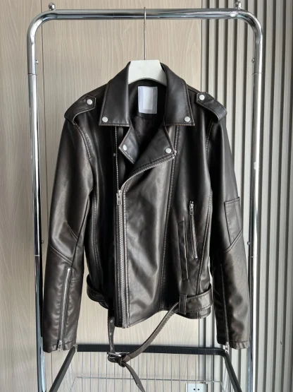Classic Brown Asymmetrical Jacket