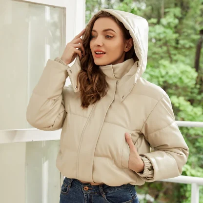 Quilted Hooded Warm Jackets - Image 6