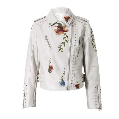 Stylish Embroidered Floral Jacket - Image 4