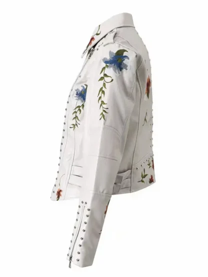 Stylish Embroidered Floral Jacket - Image 6
