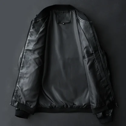 Casual Zippered Bomber Jackets - Image 5