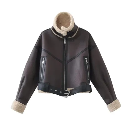 Chic Belted Warm Jackets - Image 6