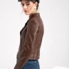 Chic Zippered Slim Fit Jackets - Image 6
