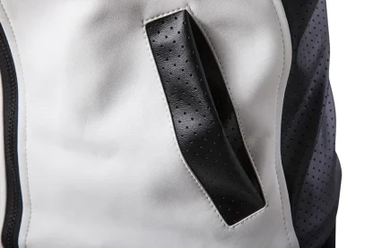 Two Tone Zippered Jacket - Image 5