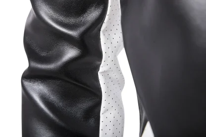 Two Tone Zippered Jacket - Image 6