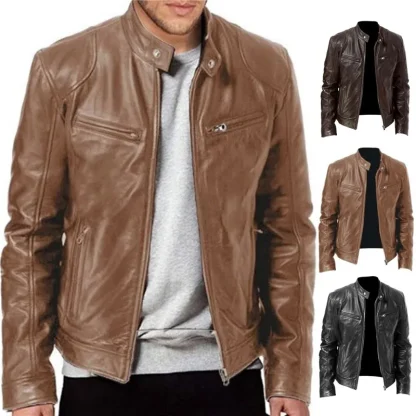 Casual Biker Sleek Jackets - Image 7