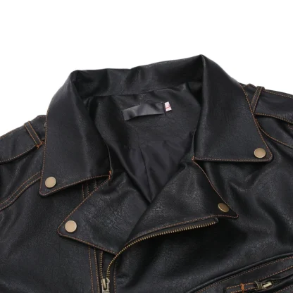 Multi-pocket Belted Waist Jacket - Image 4