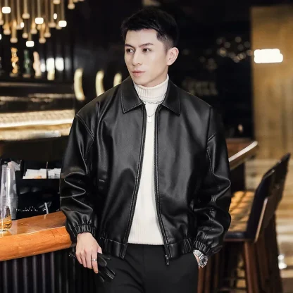 Trendy Sleek Zippered Jacket - Image 2