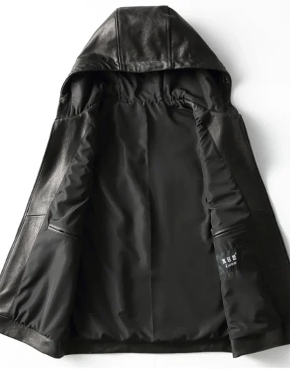 Hooded Sleeveless Retro Jacket - Image 4