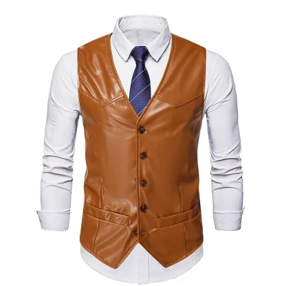 Formal Retro Vest Jackets - Image 3