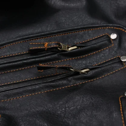 Multi-pocket Belted Waist Jacket - Image 3