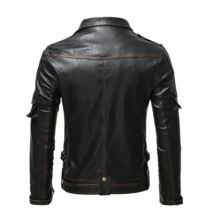 Multi-pocket Belted Waist Jacket - Image 2