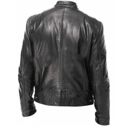 Casual Biker Sleek Jackets - Image 3