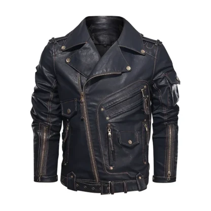 Multi Pocket Asymmetrical Jacket - Image 2